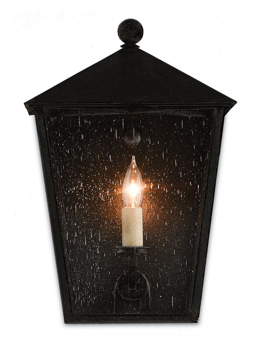 Currey and Company 5500-0012 One Light Outdoor Wall Sconce, Midnight
