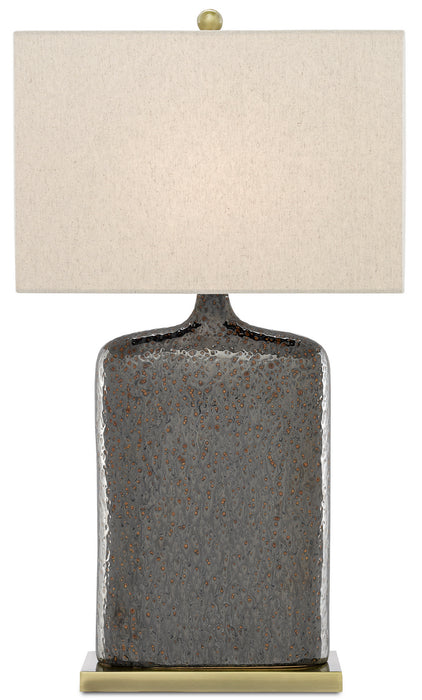 Currey and Company 6000-0094 One Light Table Lamp, Rustic Metallic Bronze