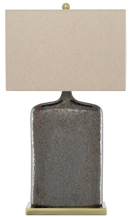 Currey and Company 6000-0094 One Light Table Lamp, Rustic Metallic Bronze