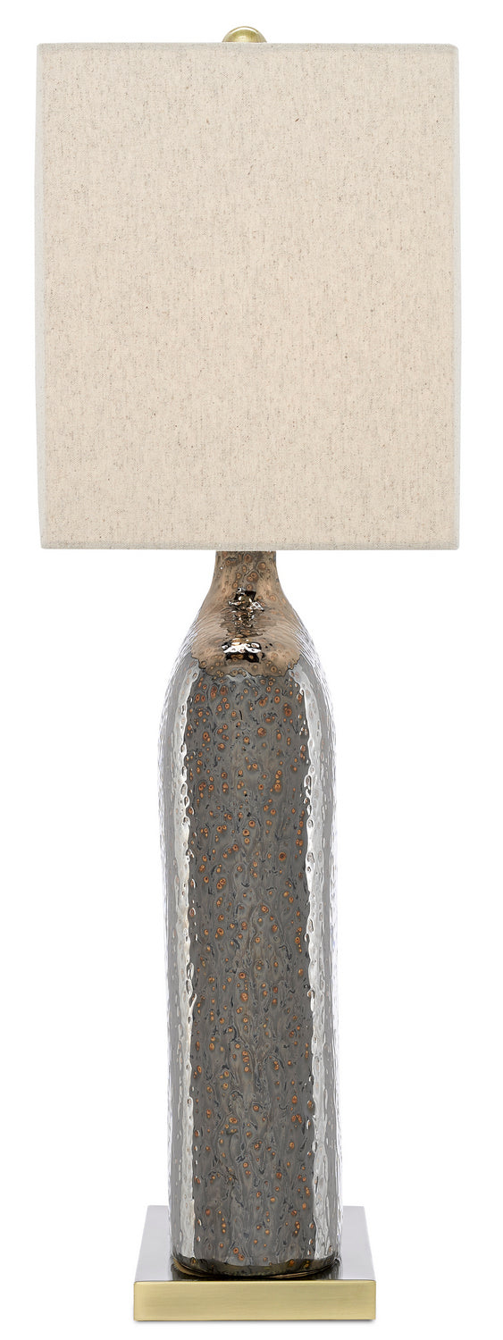Currey and Company 6000-0094 One Light Table Lamp, Rustic Metallic Bronze