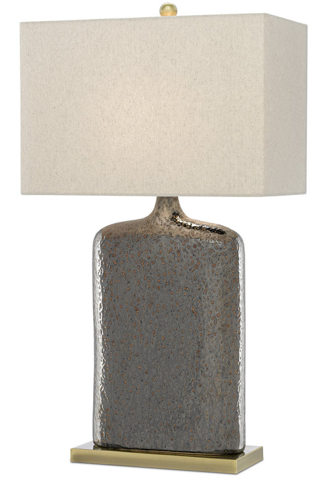 Currey and Company 6000-0094 One Light Table Lamp, Rustic Metallic Bronze