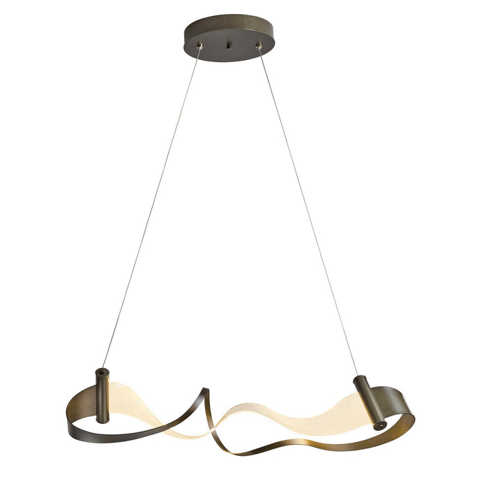 Hubbardton Forge 139833-LED-STND-07 LED Pendant, Dark Smoke
