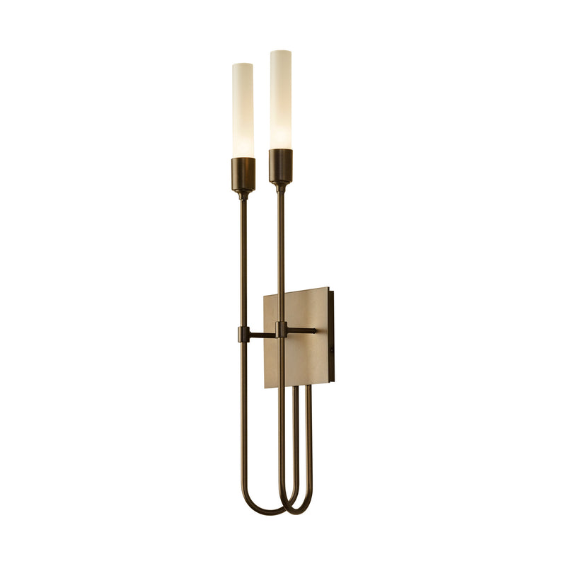 Hubbardton Forge 203053-SKT-05 Two Light Wall Sconce, Bronze