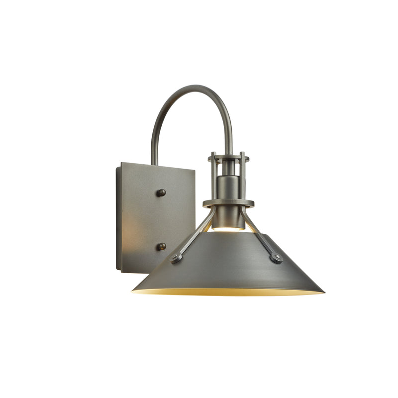 Hubbardton Forge 302710-SKT-77 One Light Outdoor Wall Sconce, Coastal Dark Smoke