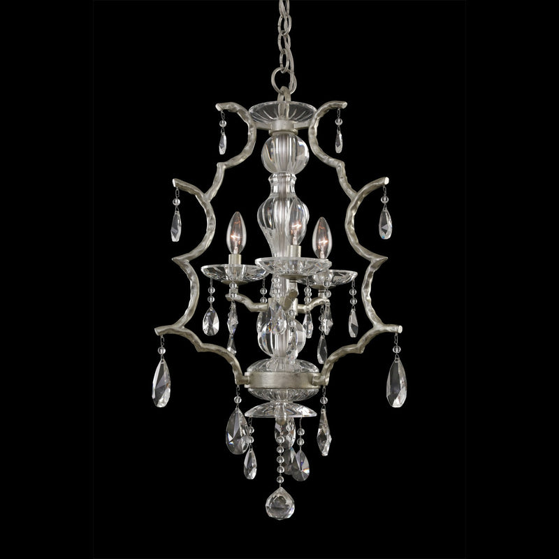 Allegri 090070-040-FR001 Three Light Chandelier, Sliver Dollar