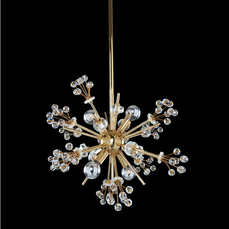 Allegri 11631-018-FR001 Six Light Mini Pendant, Gold
