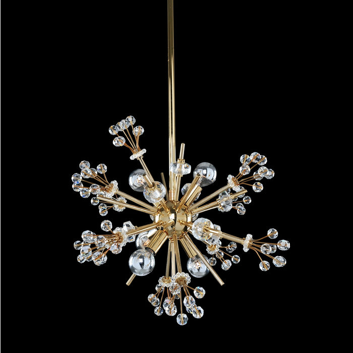 Allegri 11631-018-FR001 Six Light Mini Pendant, Gold