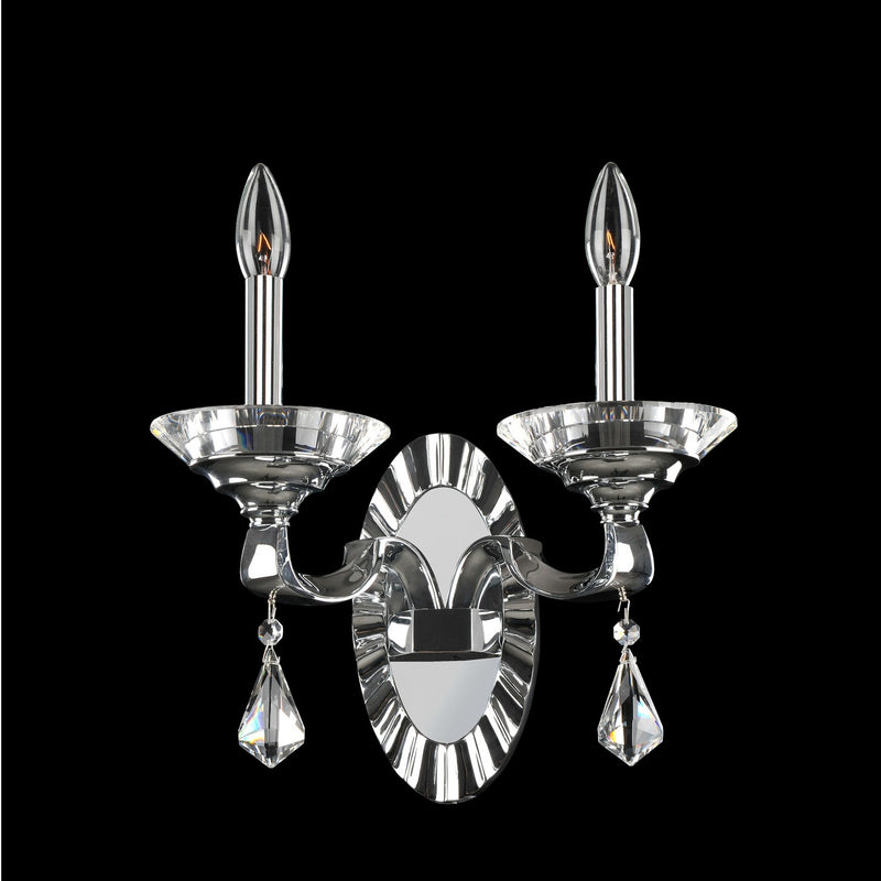 Allegri 027721-010-FR001 Two Light Wall Bracket, Chrome