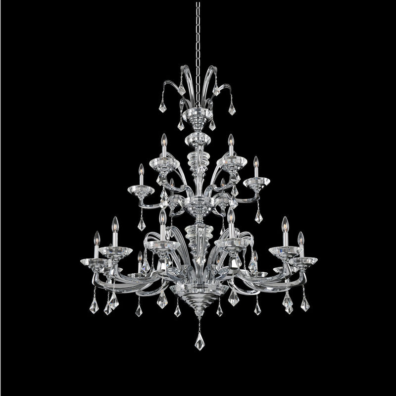 Allegri 027753-010-FR001 18 Light Chandelier, Chrome
