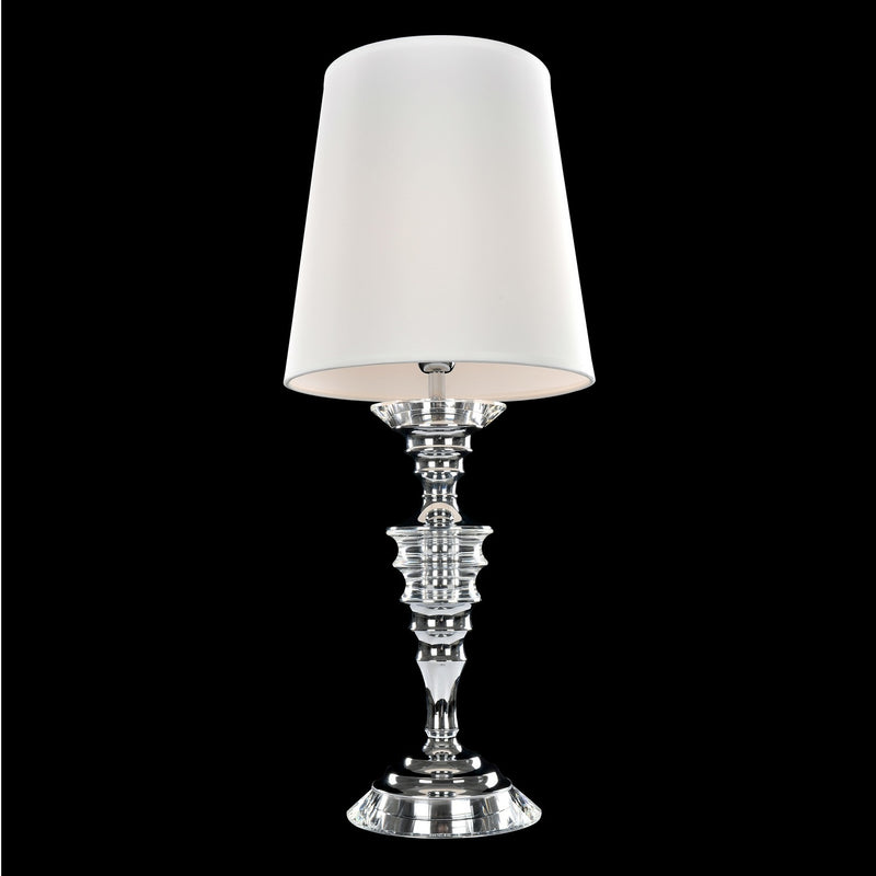 Allegri 027790-010-FR001 One Light Table Lamp, Chrome