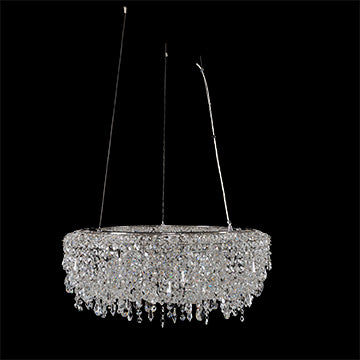 Allegri 029051-010-FR001 Six Light Pendant, Chrome