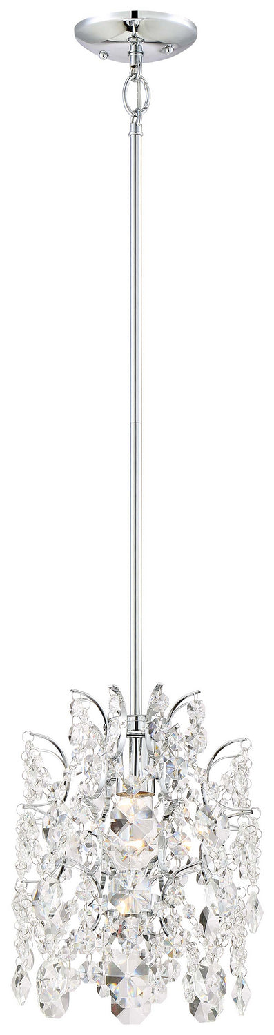Minka-Lavery 3155-77 One Light Mini Pendant, Chrome