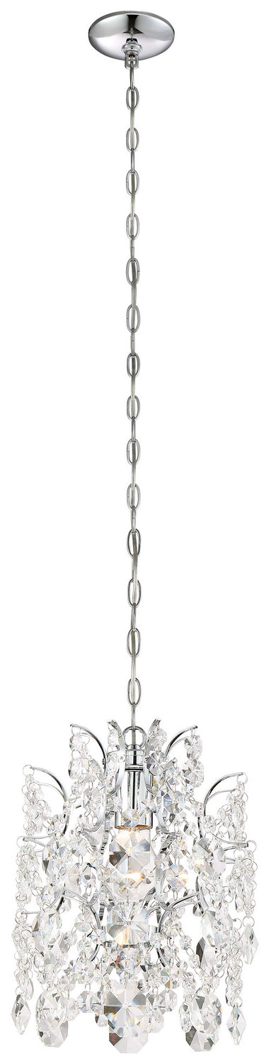 Minka-Lavery 3155-77 One Light Mini Pendant, Chrome