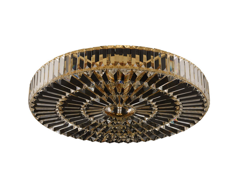 Allegri 025742-018-FR001 Six Light Flush Mount, Gold