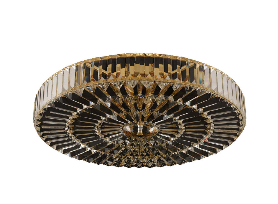Allegri 025742-018-FR001 Six Light Flush Mount, Gold