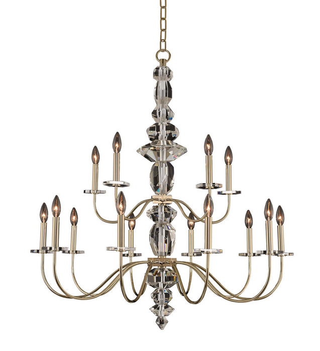 Allegri 031252-041-FR001 15 Light Chandelier, Champagne Gold