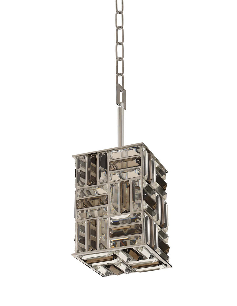 Allegri 031710-010-FR000 One Light Mini Pendant, Chrome