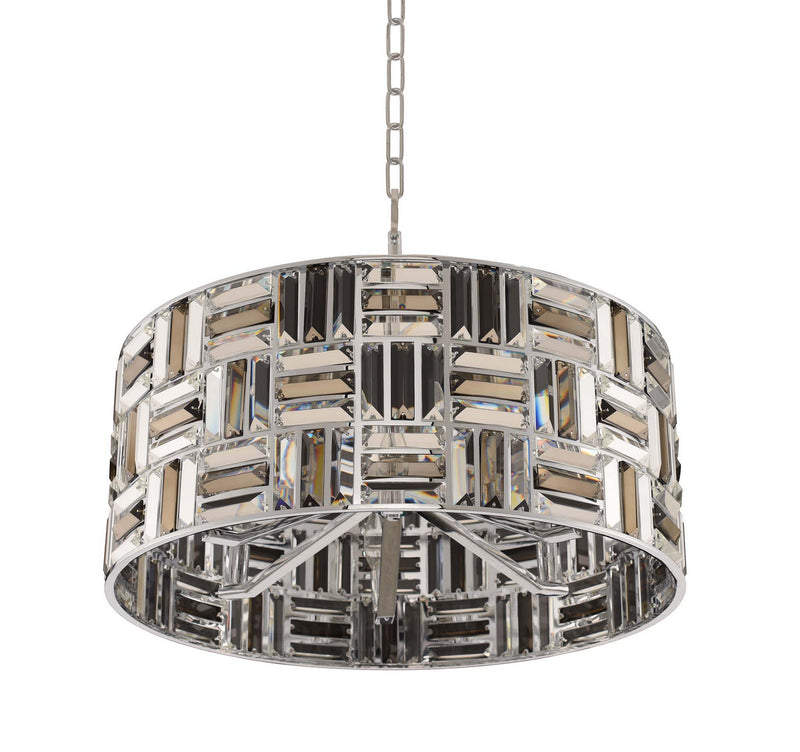 Allegri 031751-010-FR000 Six Light Pendant, Chrome