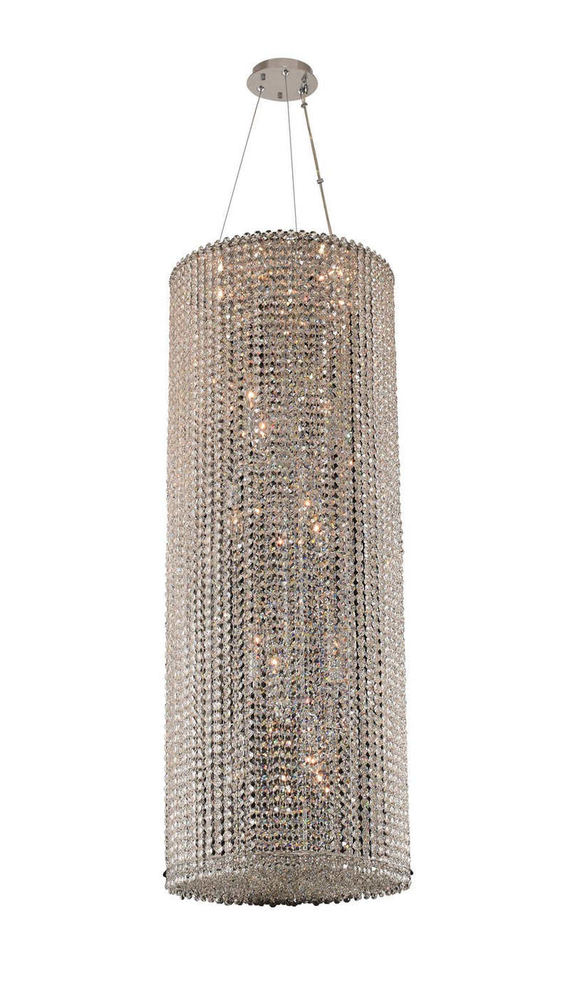 Allegri 032051-010-FR001 18 Light Foyer Pendant, Chrome