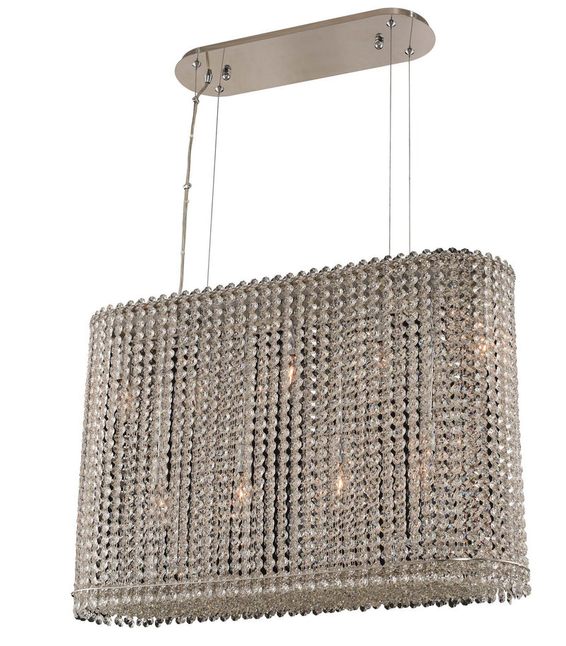 Allegri 032052-010-FR001 Nine Light Island Pendant, Chrome