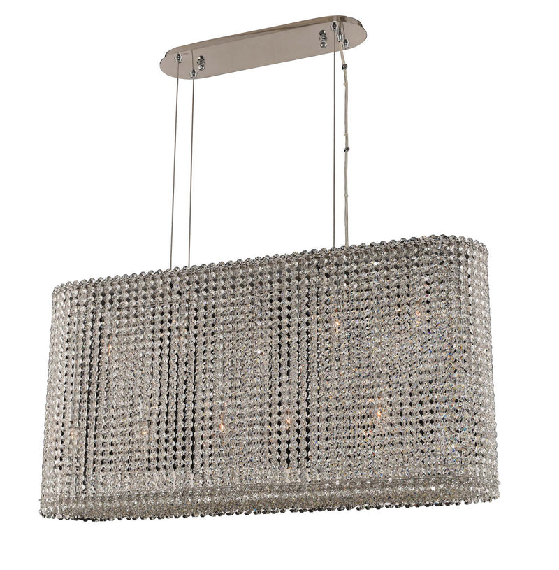 Allegri 032053-010-FR001 11 Light Island Pendant, Chrome