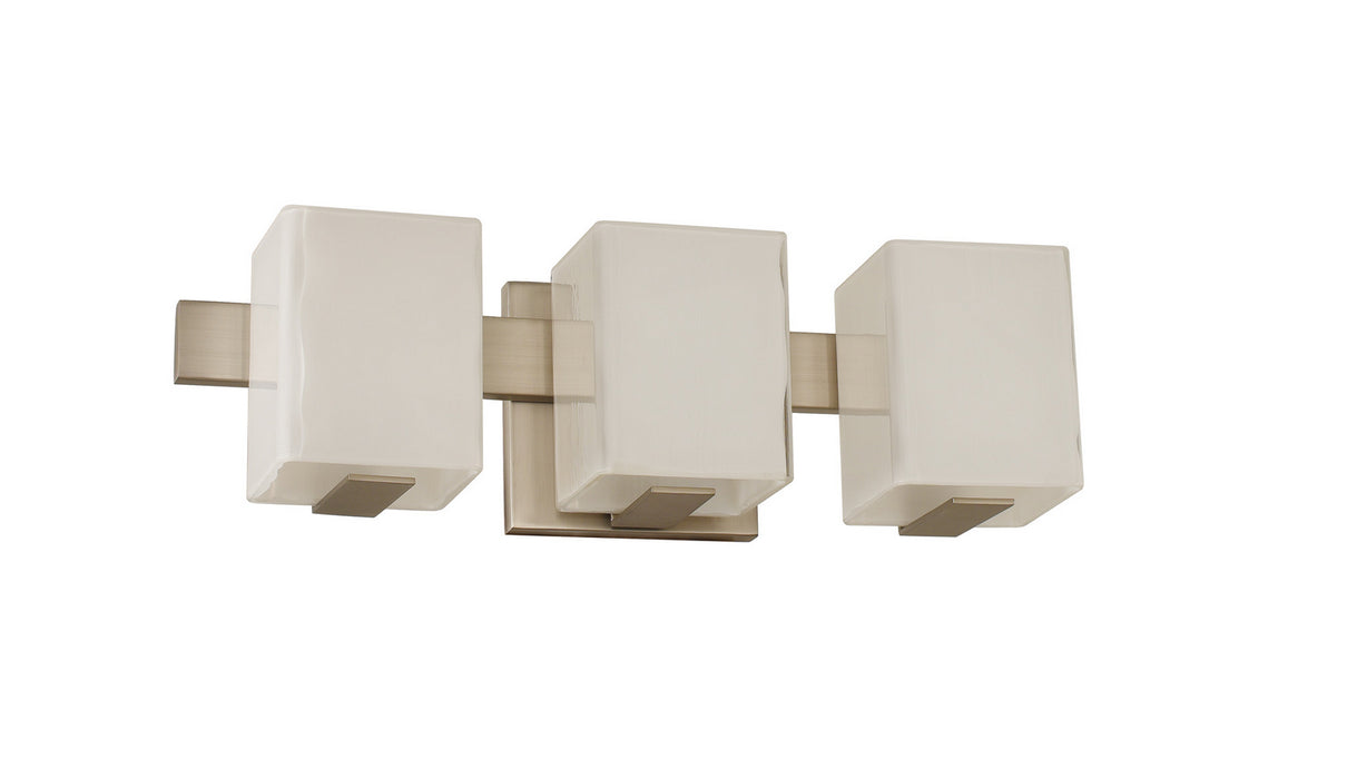 Kalco 307533SN LED Bath, Satin Nickel