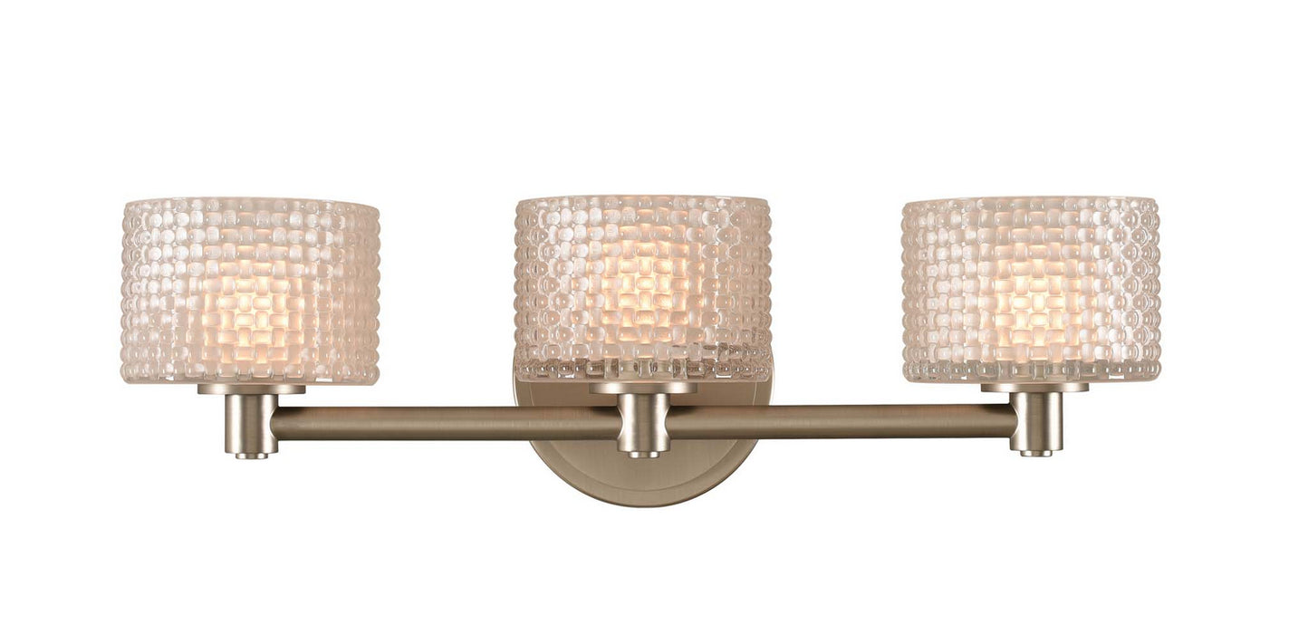 Kalco 315533SN LED Bath, Satin Nickel