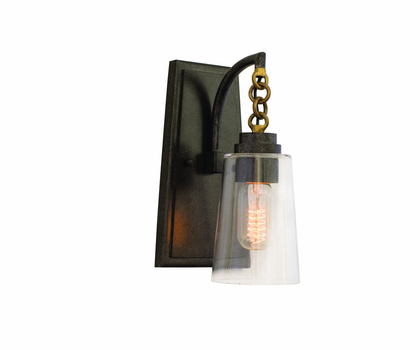 Kalco 504921MI One Light Wall Sconce, Milled Iron