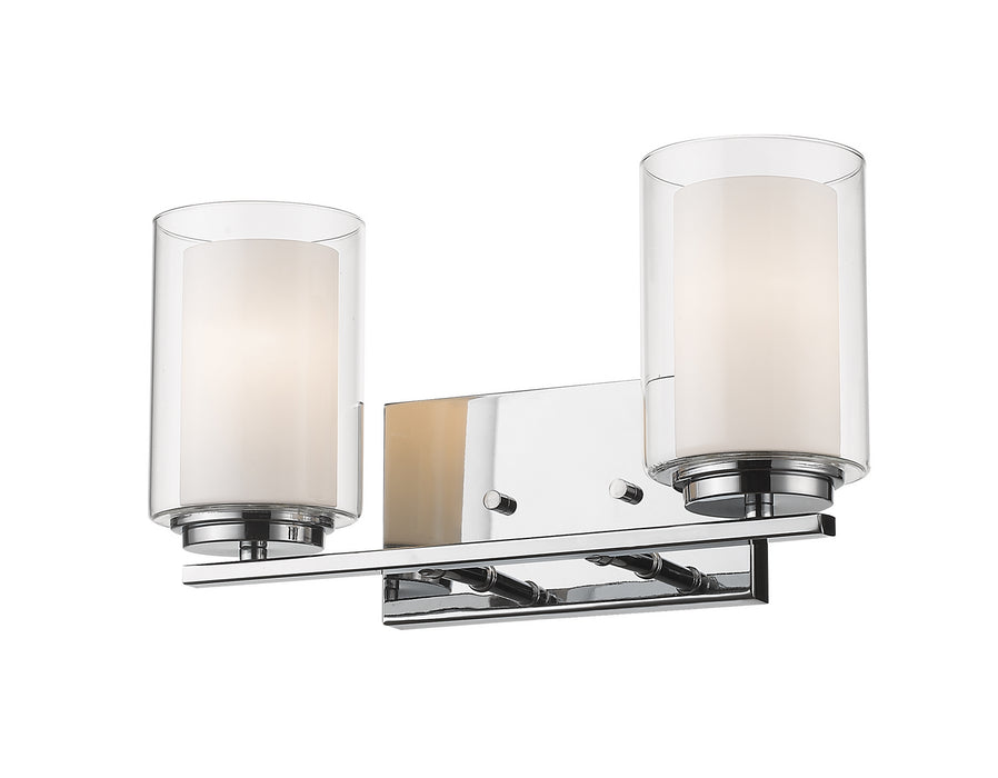 Z-Lite 426-2V-CH Two Light Vanity, Chrome