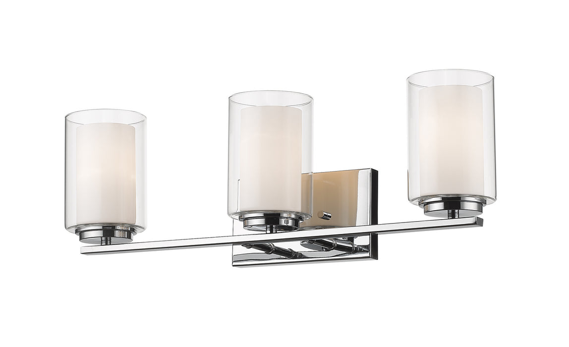 Z-Lite 426-3V-CH Three Light Vanity, Chrome