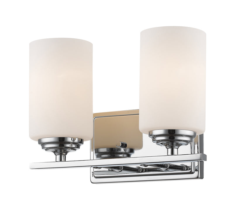 Z-Lite 435-2V-CH Two Light Vanity, Chrome