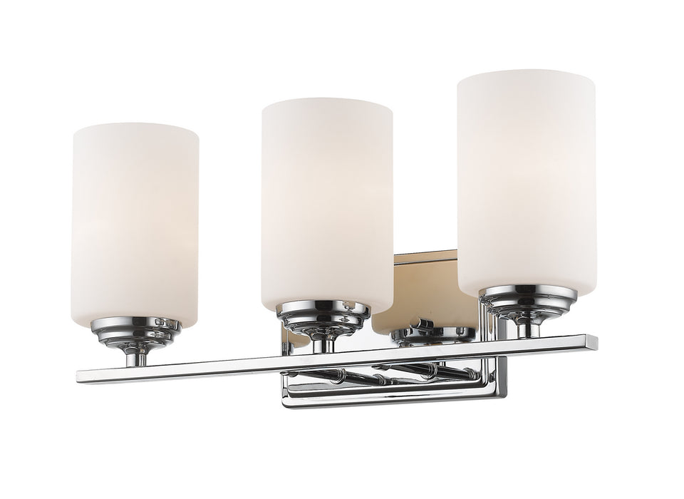 Z-Lite 435-3V-CH Three Light Vanity, Chrome