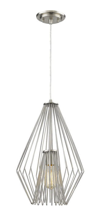 Z-Lite 442MP12-BN One Light Pendant, Brushed Nickel