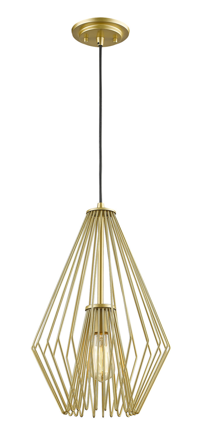 Z-Lite 442MP12-MG One Light Pendant, Metallic Gold