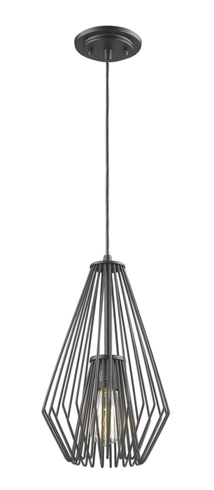 Z-Lite 442MP-MB One Light Pendant, Matte Black