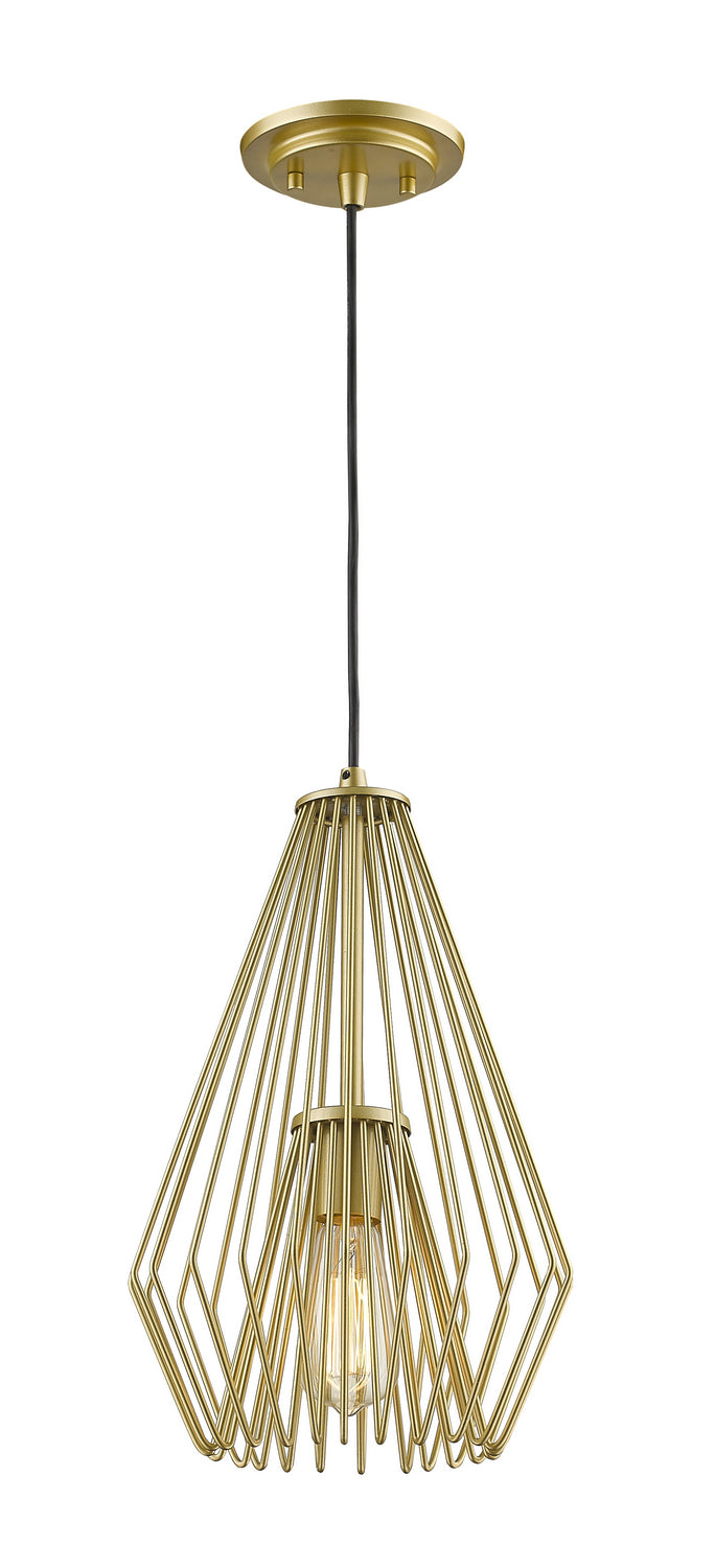 Z-Lite 442MP-MG One Light Pendant, Metallic Gold