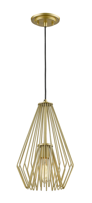 Z-Lite 442MP-MG One Light Pendant, Metallic Gold