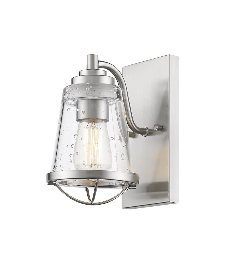 Z-Lite 444-1S-BN One Light Wall Sconce, Brushed Nickel