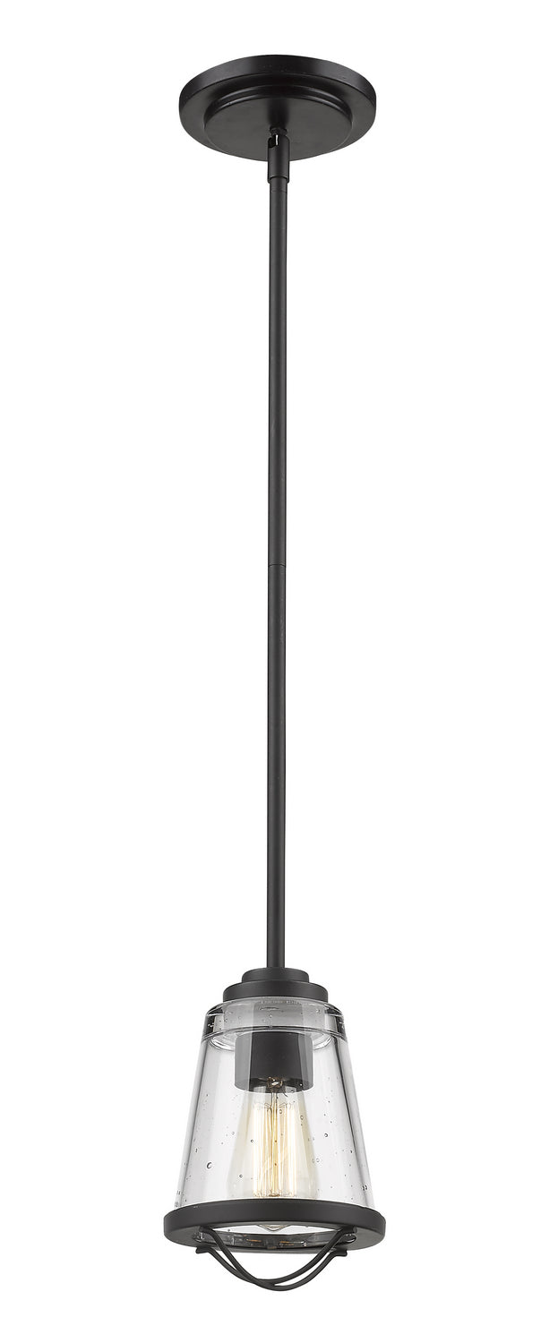 Z-Lite 444MP-BRZ One Light Pendant, Bronze