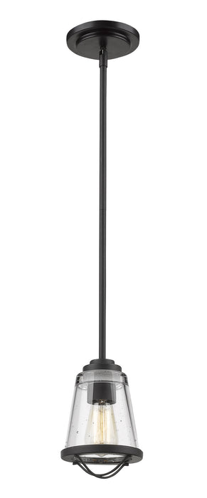Z-Lite 444MP-BRZ One Light Pendant, Bronze
