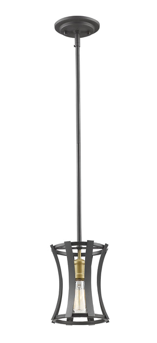 Z-Lite 446MP6-BZGD One Light Pendant, Bronze Gold