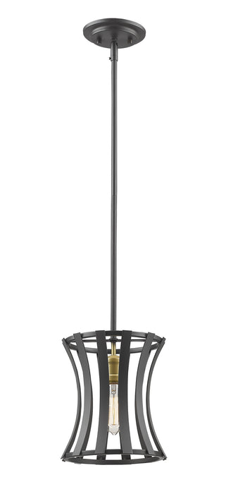 Z-Lite 446MP8-BZGD One Light Pendant, Bronze Gold