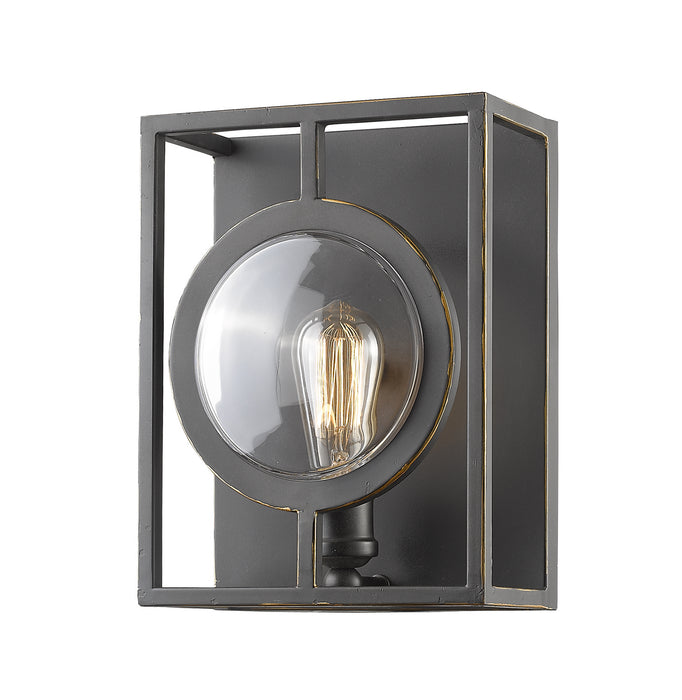 Z-Lite 448-1S-B-OB One Light Wall Sconce, Olde Bronze