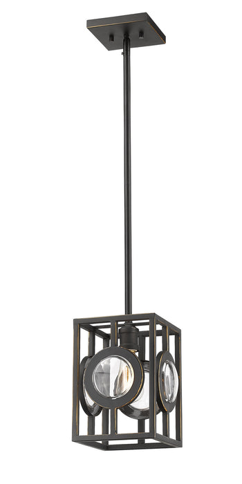 Z-Lite 448MP-OB One Light Pendant, Olde Bronze