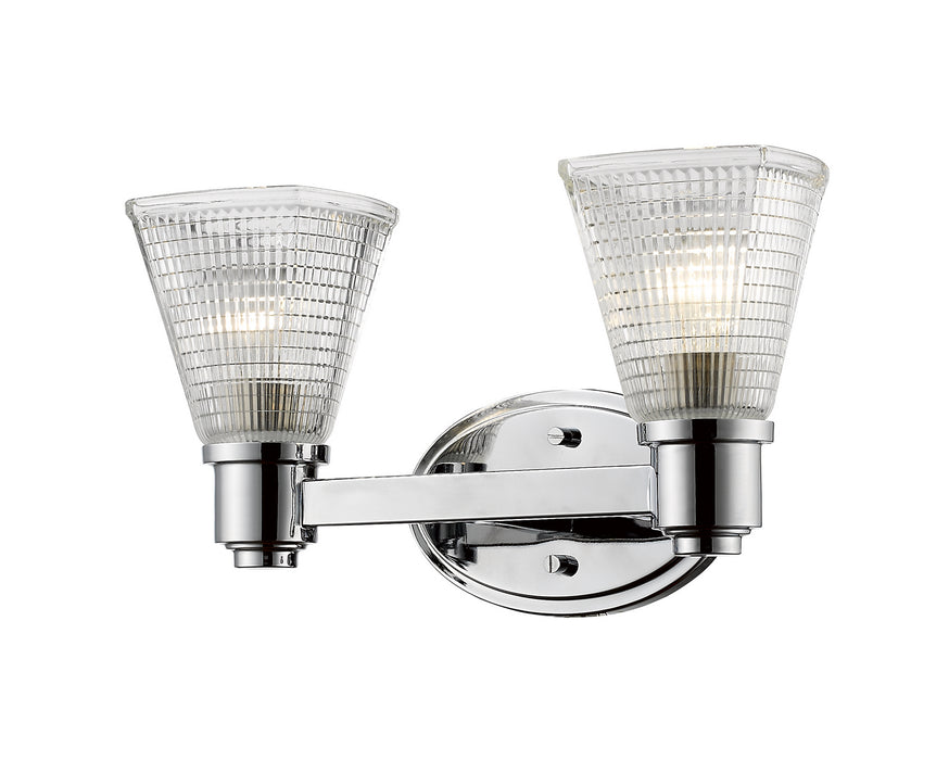 Z-Lite 449-2V-CH Two Light Vanity, Chrome