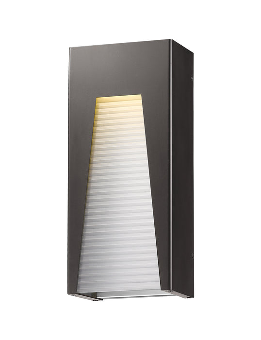 Z-Lite 561B-DBZ-SL-FRB-LED LED Outdoor Wall Mount, Bronze Silver