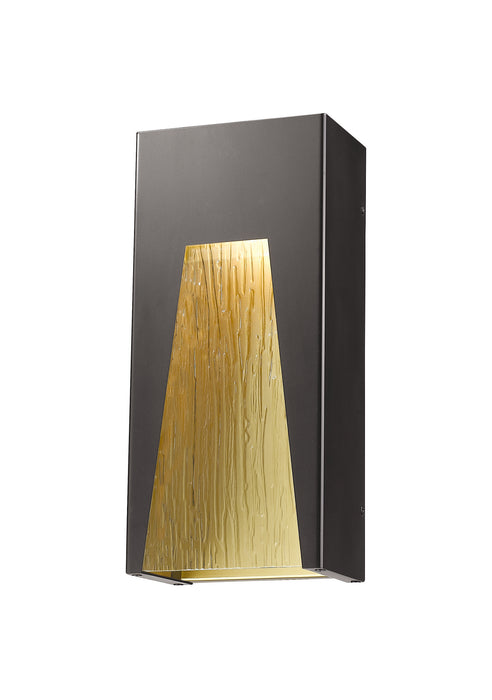 Z-Lite 561M-DBZ-GD-CSL-LED LED Outdoor Wall Mount, Bronze Gold