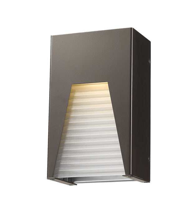 Z-Lite 561S-DBZ-SL-FRB-LED LED Outdoor Wall Mount, Bronze Silver