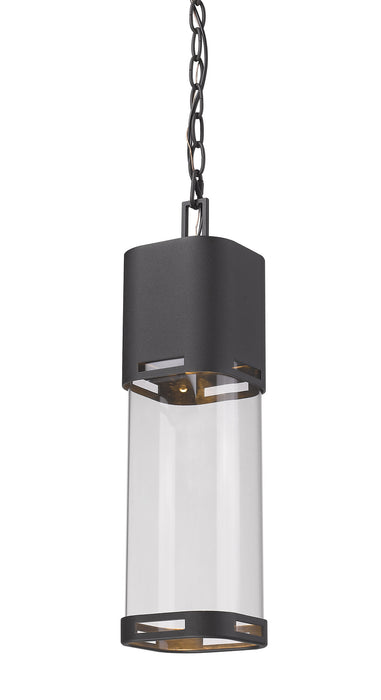 Z-Lite 562CHB-BK-LED LED Outdoor Chain Mount Ceiling Fixture, Black