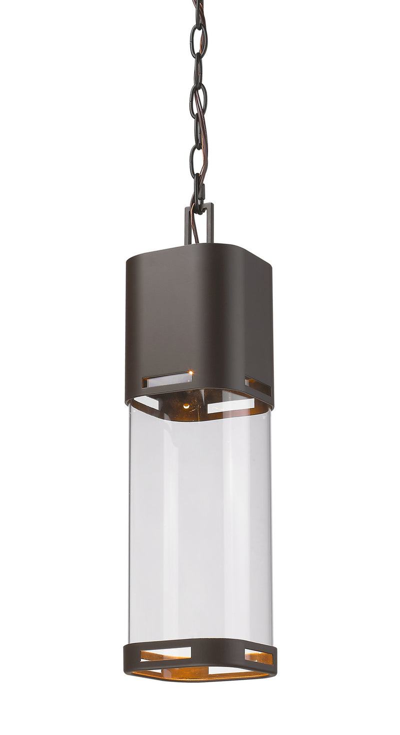 Z-Lite 562CHB-DBZ-LED LED Outdoor Chain Mount Ceiling Fixture, Deep Bronze